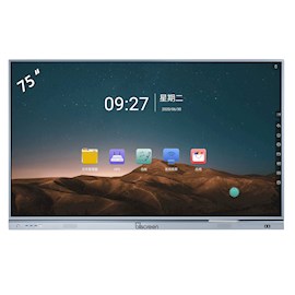 ინტერაქტიული ეკრანი Allscreen DW75HQ560 Q Series, 75 Inch 4K Android 9.0, Interactive Flat Panel Silver